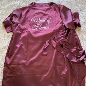 Silk Maid of Honor Robe
